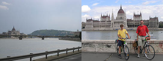 Donauradweg-Budapest